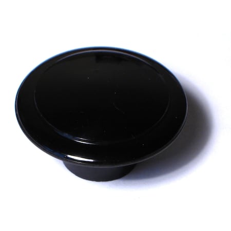#10-24 X 1-1/2 Black Heat Resistant Plastic Coarse Thread Round Knobs 5PK